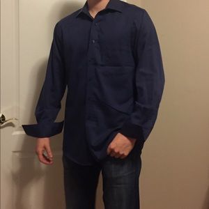 Van Huesen Blue Dress Shirt